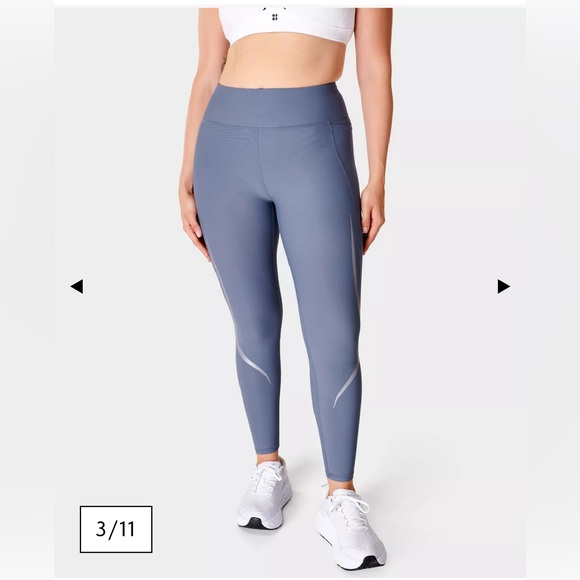 Sweaty Betty Pants - Sweaty Betty Zero Gravity 7/8 Illuminate Running Tight Leggings